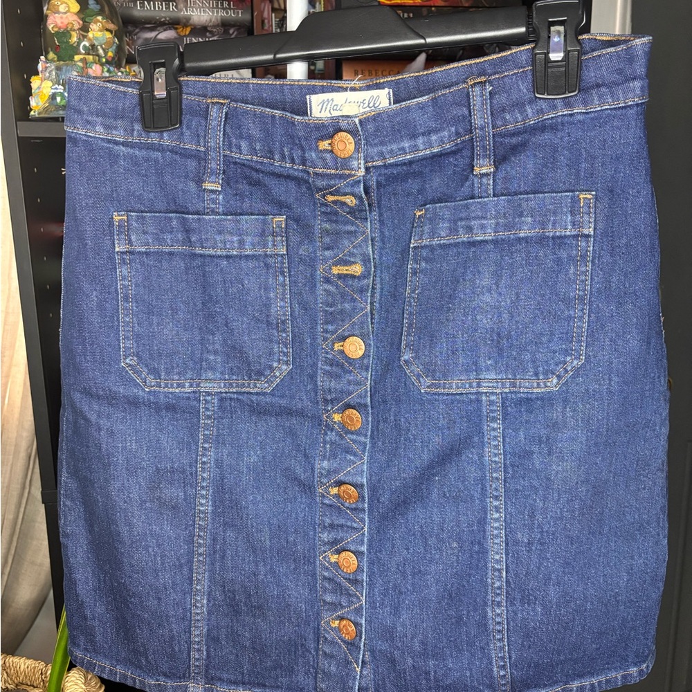 Madewell Blue Denim Skirt